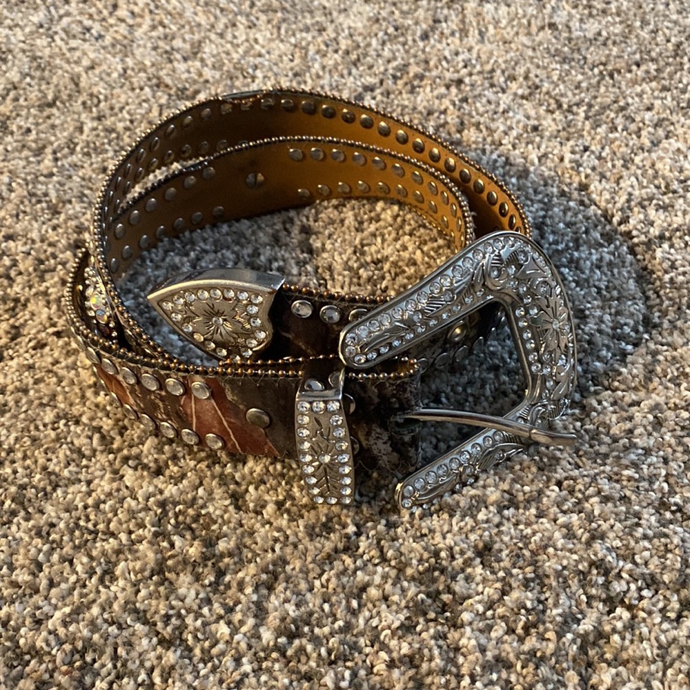 Blazin Roxx Camouflage bling belt - Picture 1 of 9